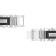3/8CTW Diamond Two-Tone Stainless Steel Link Bracelet