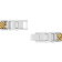 Stainless Steel Yellow Ion Plated Woven Link Bracelet