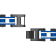 Tri-Tone Stainless Steel Bicycle Link Bracelet