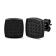 1/4CTW BLACK DIAMOND & BLACK IP STAINLESS STEEL EARRINGS
