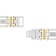 1/2CTW Diamond Two-Tone Stainless Steel Link Bracelet