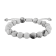 Howlite Bead & Stainless Steel Bolo Bracelet