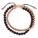 Red Tiger Eye Bead & Stainless Steel Bolo Bracelet