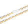 Two-Tone Stainless Steel 10MM Horseshoe Link Chain Necklace