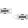 1/2CTW Diamond Two-Tone Stainless Steel Link Bracelet