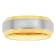Two-Tone Tungsten 8MM Step Edge Band