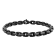 Stainless Steel Black Ion Plated Chain Necklace and Bracelet Set