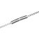 Stainless Steel Black Ion Plated Thin ID Bracelet