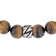 Yellow Tiger Eye and Stainless Steel Bolo Bracelet