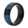 Two-Tone Tungsten 8MM Brick Band