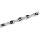 1/10CTW Diamond Titanium Link Bracelet