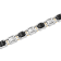 Stainless Steel Yellow Ion Plated and Forged Carbon Fiber Diamond
Bracelet .15ctw