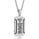 Stainless Steel Serenity Prayer Dog Tag Pendant