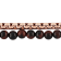 Red Tiger Eye Bead & Stainless Steel Bolo Bracelet