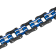 Tri-Tone Stainless Steel Bicycle Link Bracelet