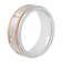 Cobalt and Rose Ion Plated Beveled Edge Band