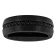 Black Sapphire with Black IP Tungsten Band