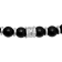 Stainless Steel and Matte Black Onyx Bead Bolo Bracelet