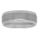 Tungsten Comfort™ Tungsten 8MM Satin Center Step Edge Band in Gray