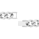 Stainless Steel Black Sapphire ID Link Bracelet