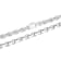 Stainless Steel Wishbone Chain Necklace and Bracelet Set