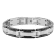 Diamond Accent Two-Tone Stainless Steel Dog Tag, Cross Pendant, &
Bracelet Set