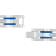 1/3CTW Diamond & Stainless Steel with Blue IP Bracelet