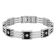 1/10CTW Diamond Titanium Link Bracelet