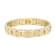 1/10CTW Diamond & Yellow IP Stainless Steel Bracelet