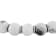 Howlite Bead & Stainless Steel Bolo Bracelet