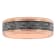 Tungsten Comfort™ Tungsten and Carbon Fiber Rose Ion Plated Band