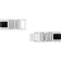 1/10CTW Diamond Stainless Steel Link Bracelet