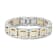 1CTW Diamond Yellow Stainless Steel Link Bracelet