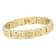 1/10CTW Diamond & Yellow IP Stainless Steel Bracelet