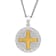 Stainless Steel with Yellow IP Lord's Prayer Holy Metal