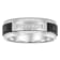 Tungsten Comfort™ .12CTW Diamond Tungsten Black Ion Plated Texture
Center Band