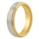 Tungsten Comfort™ 6MM Tungsten with Yellow Ion Plated Frozen Center