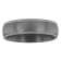 Tantalum 6MM Brushed Finish Domed Edge Band