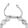 Howlite Bead & Stainless Steel Bolo Bracelet