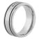 0.15CTW Diamond Stainless Steel and Black Resin Band