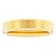 Gold-Tone Tungsten 6MM Beveled Edge Band