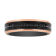 Tungsten Comfort™.12CTW Black Diamond Tungsten Black and Rose Ion Plated Band