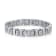Stainless Steel Diamond Bracelet .10ctw