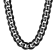 Two-Tone Stainless Steel Curb Link Chain Necklace & Bracelet Set