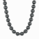Hematite and Stainless Steel 8MM Bead Necklace
