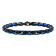 Stainless Steel Black and Blue Ion Plated Fashion Bracelet