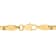 White Diamond Stainless Steel Yellow IP Lion Head With Chain 1/3ctw