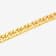 Stainless Steel Yellow Ion Plated Curb Bracelet