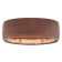 Tungsten Comfort™ Black Sapphire Tungsten Brown and Rose Ion Plated Band