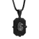 3/4CTW Black Diamond Stainless Steel Black Ion Plated Gunmetal Eagle Dog
Tag Pendant